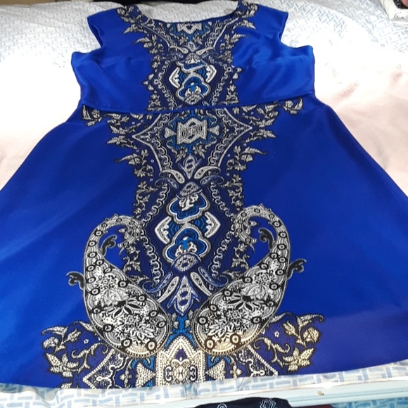 Studio One N.Y. Blue Dress - Picture 2 of 8